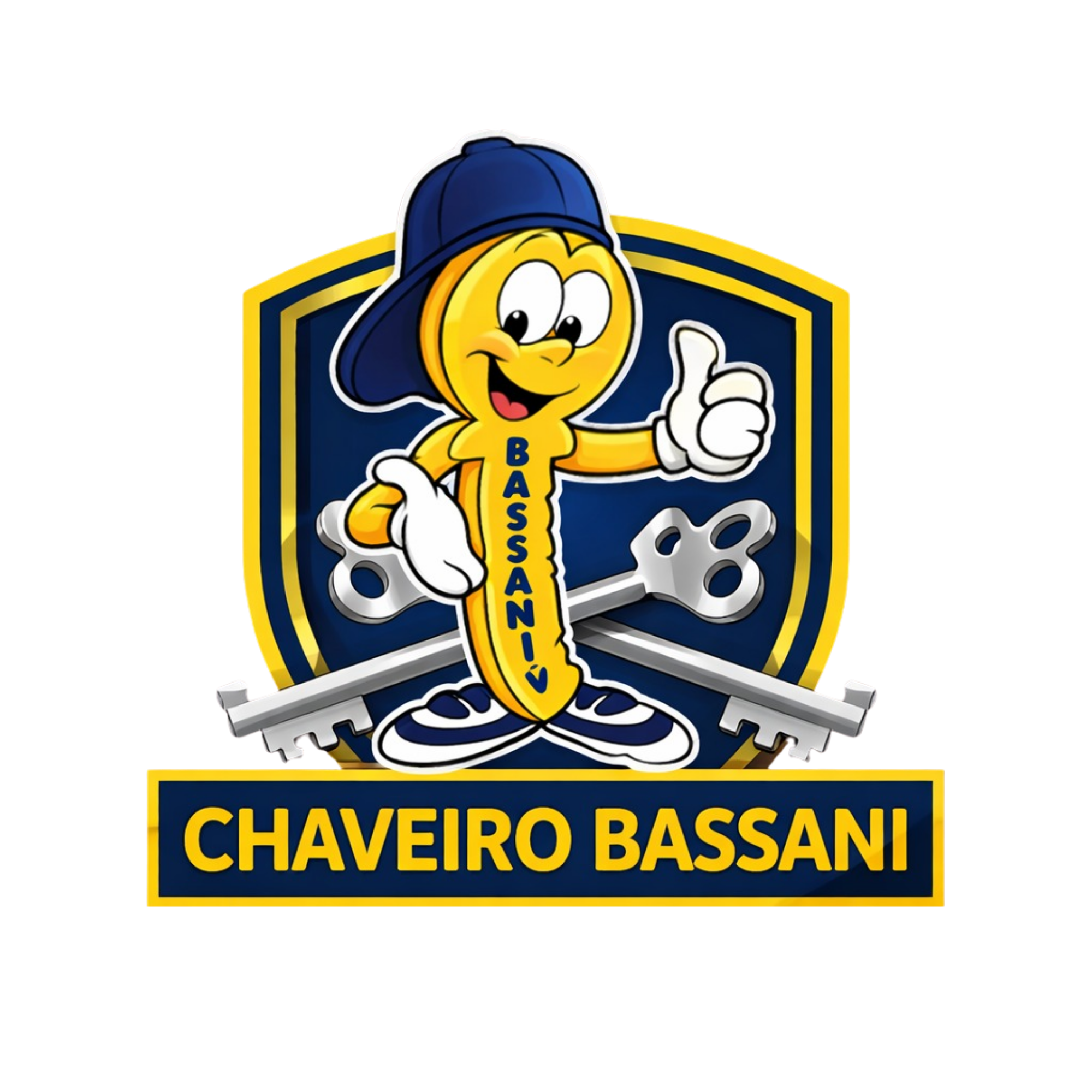 Logo Chaveiro Bassani, cliente da GoRocket em Curitiba